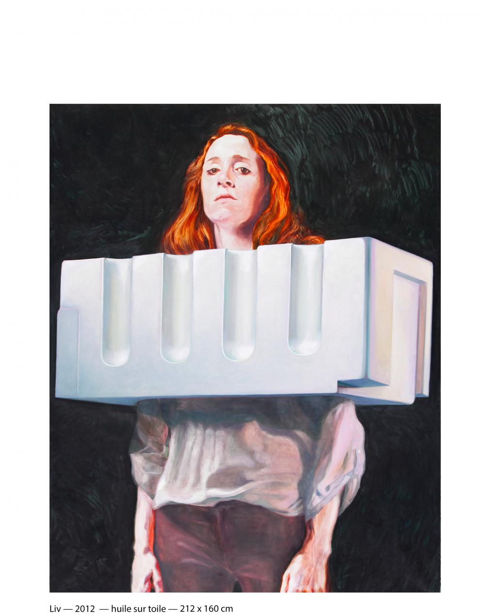 Liv — 2012 — oil on canvas — 78,75 x 63 Inches