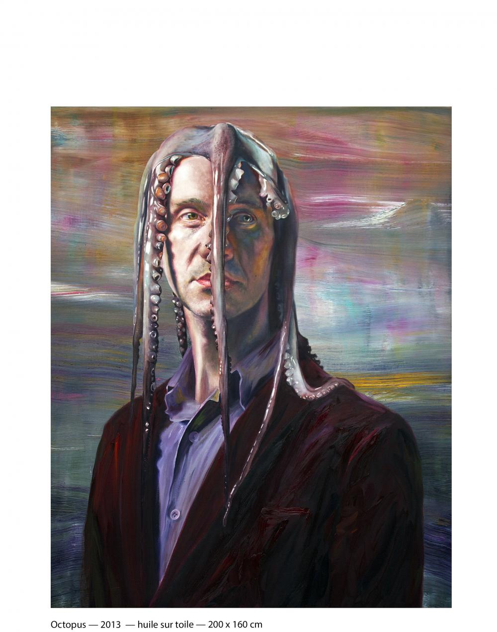 Octopus — 2013 — oil on canvas — 78,75 x 63 in